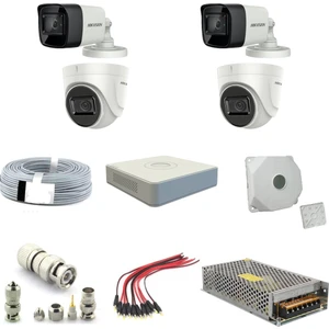 Hıkvısıon 2mp 1080P 4 Adet Fullhd Güvenlik Kamera Seti