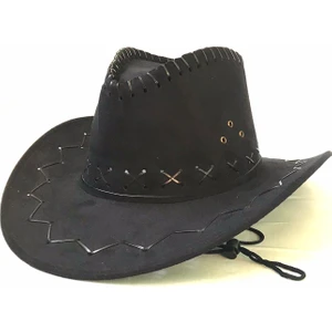 Salar Ticaret Süet Nubuk Kovboy Fötr Şapka Standart Beden