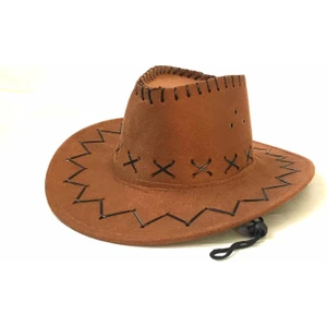 Salar Ticaret Süet Nubuk Kovboy Fötr Şapka Standart Beden