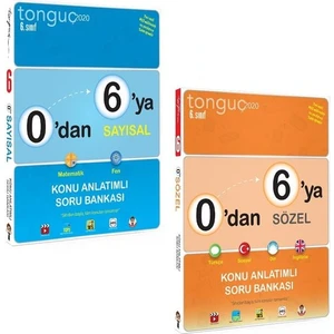 Tonguç Akademi 6. Sınıf Tonguç 0'dan 6'ya Sözel-Sayısal Konu Anlatımlı Soru Bankası 2 Kitap Set