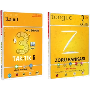 Tonguç Akademi 3. Sınıf Tonguç Tak-Tikli Soru Bankası - Tüm Dersler Zoru Bankası 2 Kitap Set