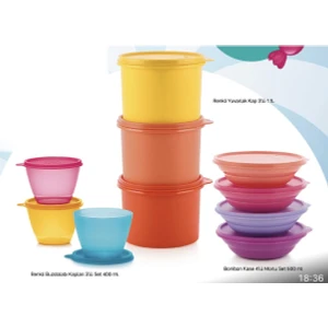 Renkli Saklama Kabı 10'lu Set