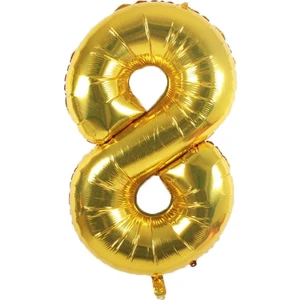 Folyo Balon 8 Rakamı Helyum Balon 100 cm