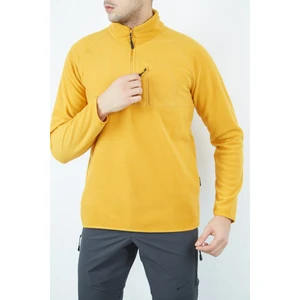Gamma Yarım Fermuarlı Erkek Polar Hardal Hardal - 3xl