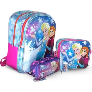 Hakan Çanta Frozen Çanta-Beslenme-Kalem Kutu Set
