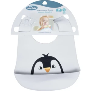 Sevi Bebe Silikon Desenli Mama Önlüğü