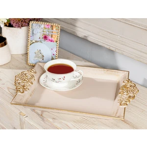 Madame Coco Barroco Tepsi Büyük - Soft Bej 39X26 cm