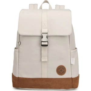 Smart Bags Süet Tabanlı Kumaş Kadın Sırt Çantası 3092 Bej