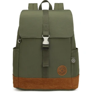 Smart Bags Süet Tabanlı Kumaş Kadın Sırt Çantası 3092 Yeşil