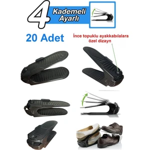 Ayakkabı Rampası Ayakkabı Düzenleyici ORGANIZER-20AD-YÜKSEKLIK Ayarlı