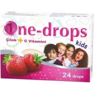 Daha Yok mu One-Drops Kids Çilek-C Vitamini 24