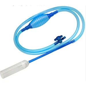 Akvaryum Sifon Vakum Pompası Tankı Temizleyici W / Çıkış Vanası Kum Yıkama (Yurt Dışından)