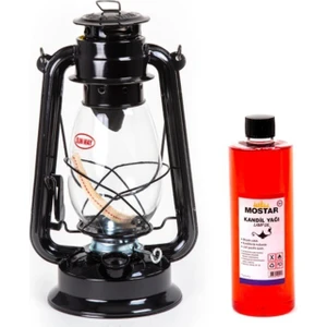 Gemici Feneri Gaz Lambası ve Kandil Yağı - Siyah
