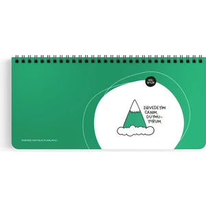 Keskin Color Zirvedeyim Canım Duymuyorum Hisli Şeyler Haftalık Planner 13 x 27 cm