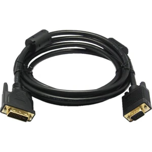 DVI To VGA Kablo Dvı 24+5 To VGA 15 Pin Çevirici Kablo 5 m