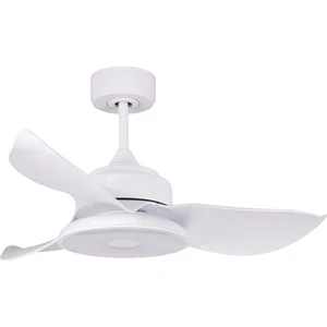 Melodi Beyaz Bluetooth Hoparlör RGB LED Aydınlatmalı Tavan Vantilatörü 91CM