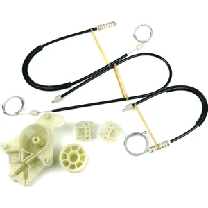 VW Transporter T5 Caravelle Multivan 2003-2015 7H0837754 İçin Ön Sağ Kapı Cam Kriko Tamir Seti