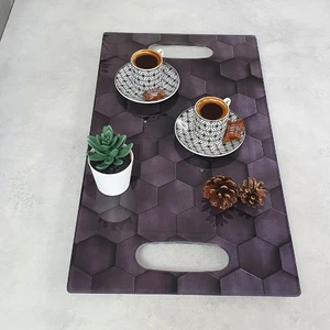 Cam Tepsi | Petek Desen | 29cm x 52cm