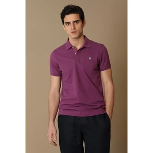 Laon Spor Polo Yaka Erkek Tişört Bordo