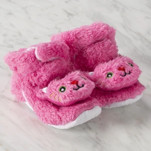 Bebek Patiği / Ev Ayakkabısı Pembe Tavşan