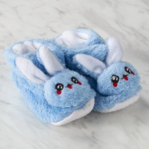 Bebek Patiği / Ev Ayakkabısı Mavi Tavşan
