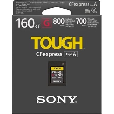 Sony 160GB CFexpress Tough Hafıza Kartı 800MB/s Okuma Fiyatı, 5.0