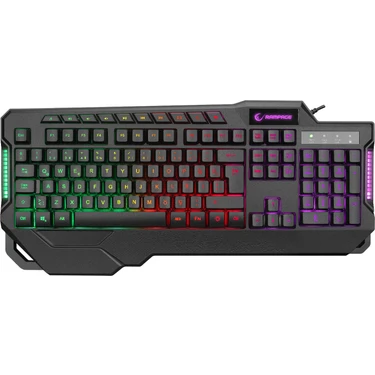 Rampage KB-R46 CARISMA USB Rainbow Aydınlatmalı Q Gaming Oyuncu