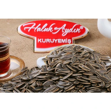 Haluk Aydın Kuruyemiş Kavrulmuş Yerli Tuzsuz Siyah Ayçekirdeği 1000