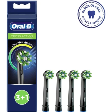 Oral-B Cross Action 3+1 Cleanmaximizer Teknolojili Yedek Fırça