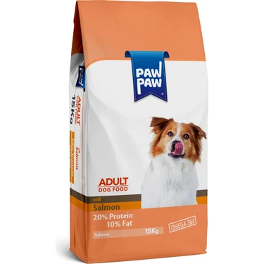 Pawpaw Somon Proteinli Yetişkin Köpek Maması 15 kg Ekonomik Formül ile Tam