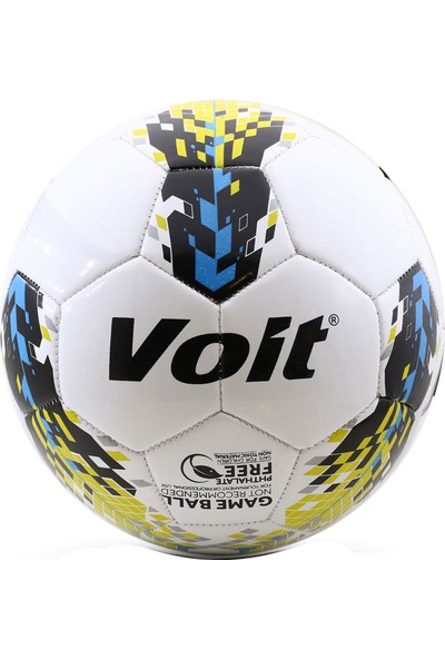 Voit Futbol Topu Dikişli Extreme Game Ball Beyaz Sarı Mavi (5 Numara)