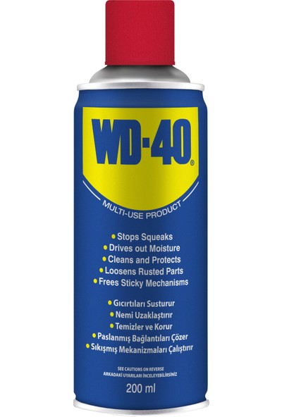 Wd 40 Çok Amaçlı Pas Sökücü,Yağlayıcı 200 ml