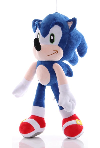 Elifeshop Sonic Boom Hedgehog & Arkadaşları Karakter Figür Peluş Oyuncak Dev Boy Sonic Hedgehog 45 Cm.