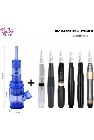 The Beauty Store Biomaser 12 Pin Dermapen Iğnesi 10 Adet