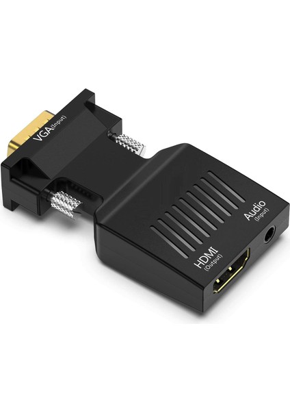 VGA HDMI Dönüştürücü Aktif VGA Audio To HDMI Çevirici VGA Erkek HDMI Dişi VGA In HDMI Out Converter