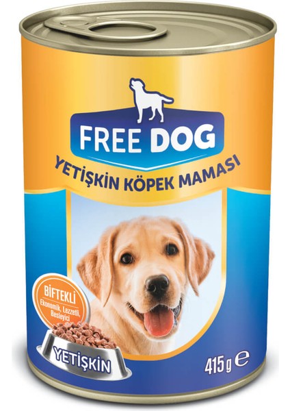 Köpek Mama Biftek Yetişkin 415 gr