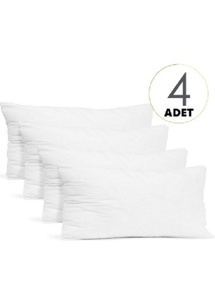 4'Lü Kırlent Kılıfı İç Yastığı 30x50-30x55-35x50-35x55 TEKSTÜRE İÇ DOLGU