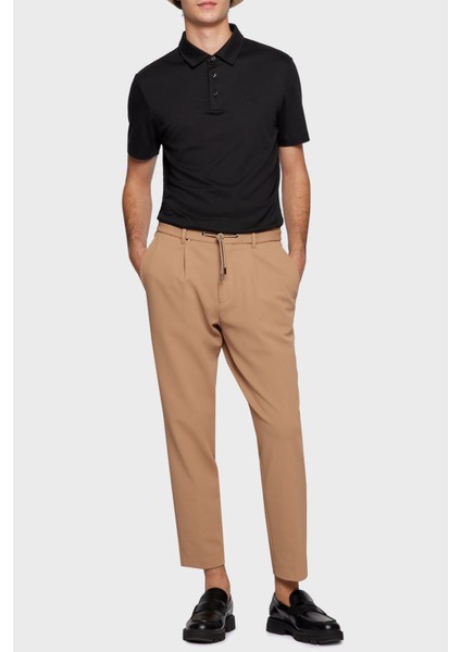 Organik Pamuklu Slim Fit Düğmeli Polo T Shirt Erkek Polo 50471335 001 fiyatları