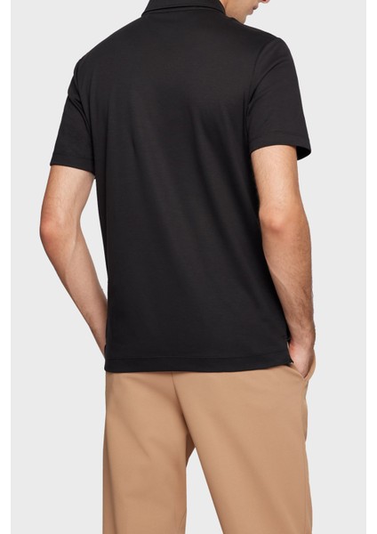 Organik Pamuklu Slim Fit Düğmeli Polo T Shirt Erkek Polo 50471335 001 modelleri