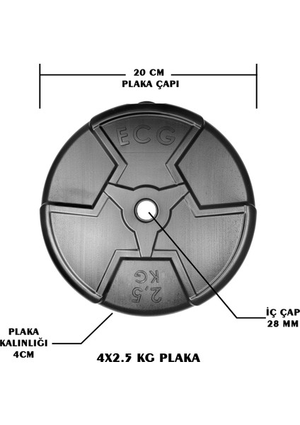 Ecgspor Hero Serisi 2.5 kg Plaka-4 Adet