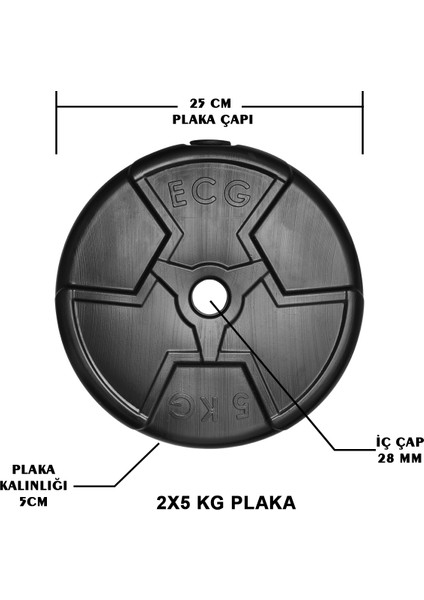 Ecgspor Hero Serisi 5 kg Plaka-2 Adet