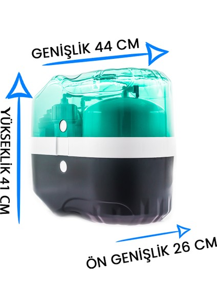 Yeşil 5 Aşamalı Pompalı Su Arıtma Cihazı
