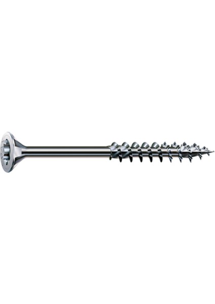 Ahşap Konstrüksiyon Vidası, 8 X320 Mm, 50 Adet, Yarım Dişli, Havşa Başlı, Wırox Kaplama