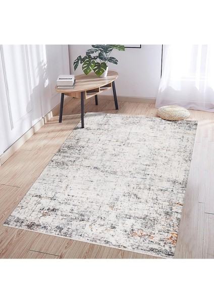 Madrid Premium Yıkanabilir Pamuklu Kaymaz Tabanlı Orjinal Saçaklı Kilim- K1001A