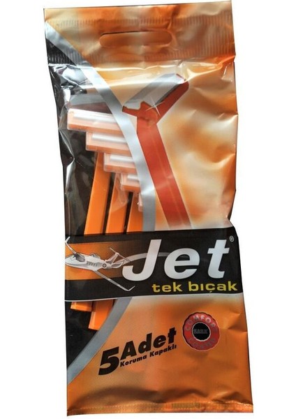 Jet Tek Bıçaklı 5'li Poşet 5*12