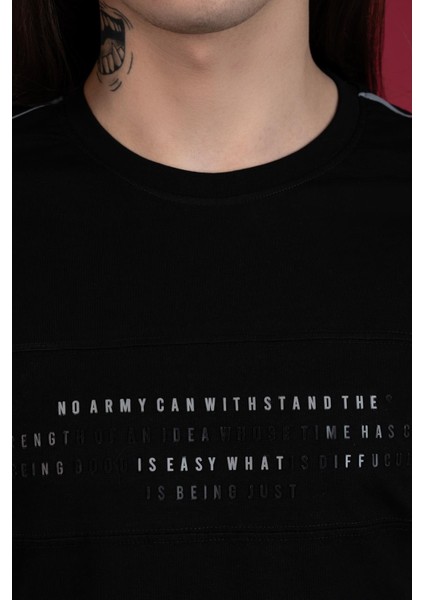 Slimfit Baskılı Sıfır Yaka Erkek Penye T-Shirt modelleri