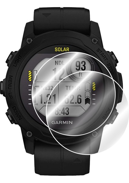 Garmin Descent G1 Akıllı Saat ile Uyumlu Ipg Ekran Koruyucu (2 Adet)