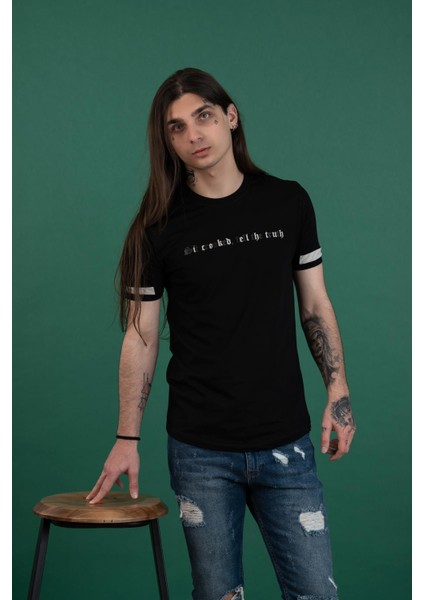 Slimfit Baskılı Sıfır Yaka Erkek Penye T-Shirt fiyatları