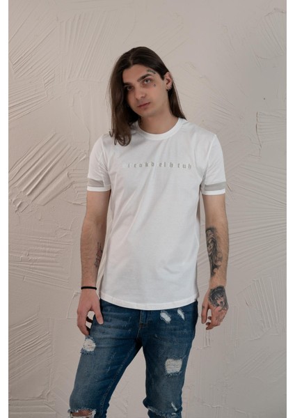 Slimfit Baskılı Sıfır Yaka Erkek Penye T-Shirt modelleri