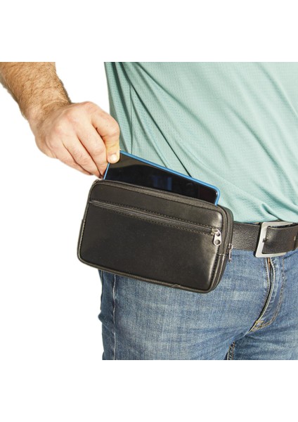 Hakiki Deri Büyük El ve Bel Çantası modelleri